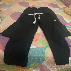 2 pairs Black Koi Scrub pants